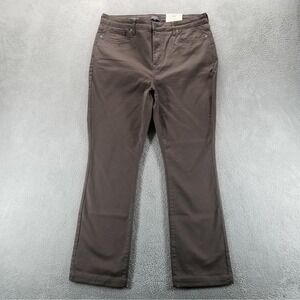 NYDJ Jeans Womens 14 Brown Billie Mini Boot Mid Rise Bootcut Stretch